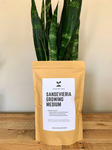 SANSEVIERIA Soil Mix - Houseplant Growing Medium - 3 LB / 2 Gallon